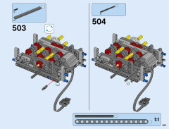 LEGO 42055 instructions page 429 – build guide