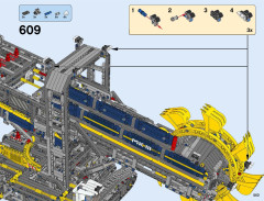 LEGO 42055 instructions page 503 – build guide