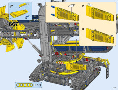 LEGO 42055 instructions page 537 – build guide