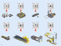 LEGO 42055 instructions page 6 – build guide