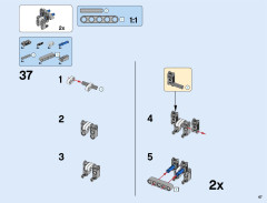 LEGO 42055 instructions page 67 – build guide