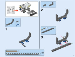 LEGO 42055 instructions page 7 – build guide