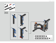 LEGO 42056 instructions page 261 – build guide