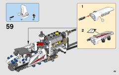 LEGO 42057 instructions page 43 – build guide
