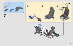 LEGO 42057 instructions page 9 – build guide