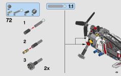 LEGO 42057 instructions page 49 – build guide