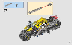 LEGO 42058 instructions page 43 – build guide