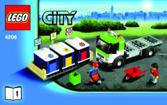 LEGO 4206 instructions page 1 – build guide