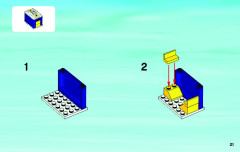 LEGO 4206 instructions page 21 – build guide