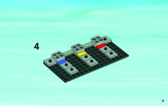 LEGO 4206 instructions page 9 – build guide