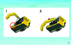 LEGO 4206 instructions page 13 – build guide