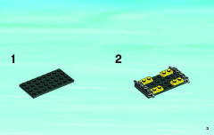 LEGO 4206 instructions page 3 – build guide