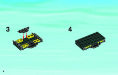 LEGO 4206 instructions page 4 – build guide