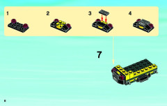 LEGO 4206 instructions page 6 – build guide
