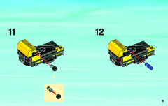 LEGO 4206 instructions page 9 – build guide