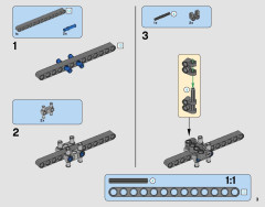 LEGO 42061 instructions page 3 – build guide
