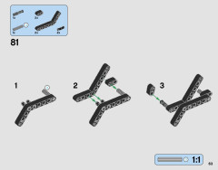 LEGO 42061 instructions page 63 – build guide