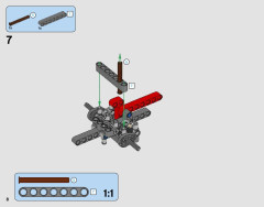 LEGO 42061 instructions page 8 – build guide