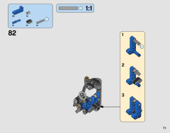 LEGO 42061 instructions page 71 – build guide