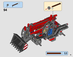 LEGO 42061 instructions page 79 – build guide