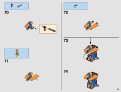 LEGO 42062 instructions page 65 – build guide
