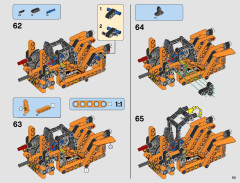 LEGO 42062 instructions page 63 – build guide