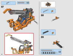 LEGO 42062 instructions page 74 – build guide