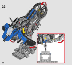 LEGO 42063 instructions page 108 – build guide