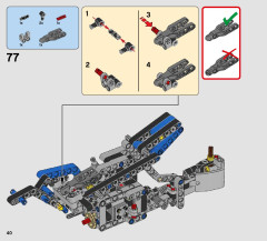 LEGO 42063 instructions page 40 – build guide