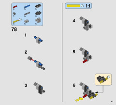 LEGO 42063 instructions page 41 – build guide