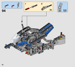 LEGO 42063 instructions page 56 – build guide