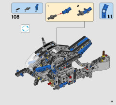 LEGO 42063 instructions page 65 – build guide