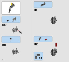 LEGO 42063 instructions page 66 – build guide