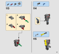 LEGO 42063 instructions page 67 – build guide