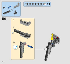 LEGO 42063 instructions page 68 – build guide
