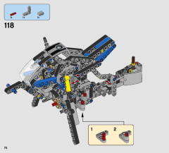 LEGO 42063 instructions page 70 – build guide