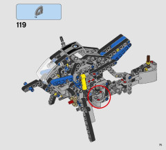 LEGO 42063 instructions page 71 – build guide