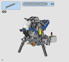 LEGO 42063 instructions page 72 – build guide