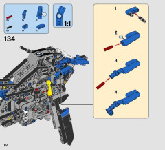 LEGO 42063 instructions page 80 – build guide