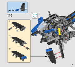 LEGO 42063 instructions page 87 – build guide
