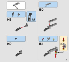 LEGO 42063 instructions page 91 – build guide