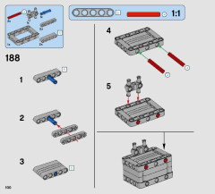 LEGO 42063 instructions page 100 – build guide