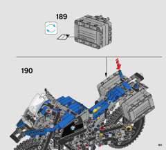 LEGO 42063 instructions page 101 – build guide