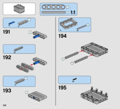 LEGO 42063 instructions page 102 – build guide