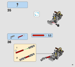 LEGO 42063 instructions page 19 – build guide