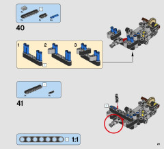 LEGO 42063 instructions page 21 – build guide
