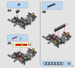 LEGO 42063 instructions page 23 – build guide