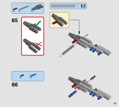 LEGO 42063 instructions page 33 – build guide