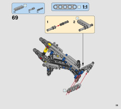 LEGO 42063 instructions page 35 – build guide
