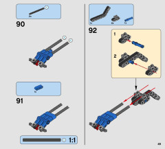 LEGO 42063 instructions page 49 – build guide